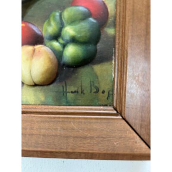 Set of 4 Lithograph Wallart Fruit motiff 1950-1960 - Picture 5 of 9